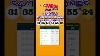 Resultados Mega Millions 11 de Abril del 2023 #lottery #loteria #lotto #megamillions