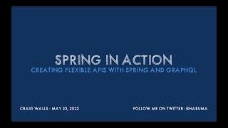 Spring and GraphQL