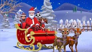 Jingle bells | Christmas song with Santa Claus | Nursery rhymes | Kids songs | Kiddiestv