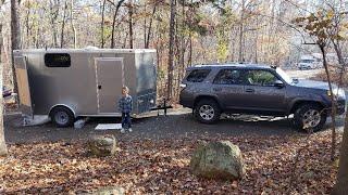 6X12 Cargo Trailer Camper Built for under $5000