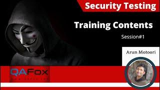 Security Testing - Training Contents