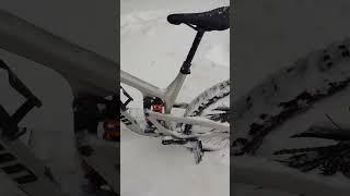 Snow ️ #snow #winter #mtb #street #dagestan #махачкала #снег #зима #2023