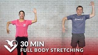 30 Minute Full Body Stretch Routine - Total Body Stretching Exercises & Flexibility Stretches