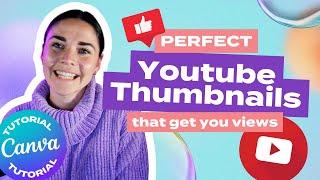 CANVA TUTORIAL: Creating STAND OUT Youtube thumbnails that get views - real time tutorial