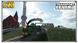 Развитие города | Transport Fever 2 песочница с модами | S02 #23 (жд игры)