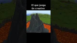 Tipos de jugadores en Minecraft #minecraftshorts #memes