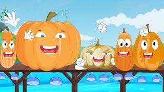 Five Little Pumpkins | Nursery Rhymes For Kids