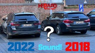 Bmw 530i G30 (2018 )Vs. Bmw 530i G30 FACELIFT (2022) Exhaust Sound!