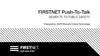 FirstNet Push To Talk