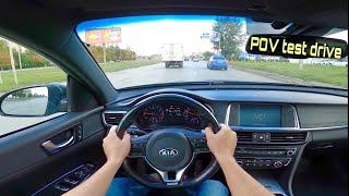 2017 Kia Optima GT (2.0 Turbo) POV Test Drive