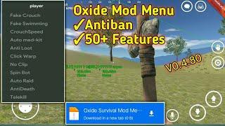 Oxide Mod Menu AntiBan 50+ Features Free Download