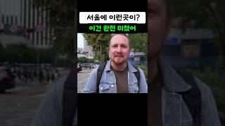 청계천을 보고 미쳤다고 말하는 외국인 #외국인반응 #한국여행 #외국인 #감동