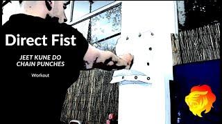 JEET KUNE DO DIRECT FIST WORKOUT | WALLBAG TRAINING | SHADOW FIGHT TRAINING