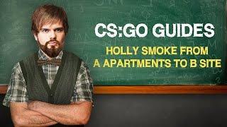 CS:GO Guide by ceh9: "Holly smoke from A apartments to B site on de_mirage" (ENG SUBS)