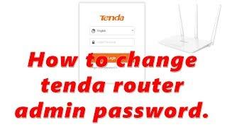 Tenda : set 192.168.0.1 password