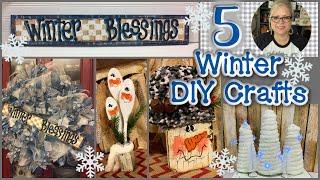 ️ 5 Winter DIY Crafts ️ Hand Painting Cute Faces ️ Decor for Your Home!
