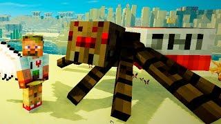 Опасные битвы в Minecraft 122 - Босс Динамитный Паук Мутант (Сын Крипера)