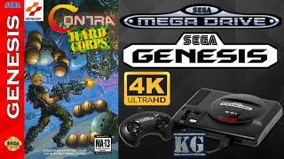 Contra: Hard Corps 1P & 2P Co-op [SEGA GENESIS/MEGA DRIVE] Gameplay Walkthrough FULL GAME [4K60ᶠᵖˢ]