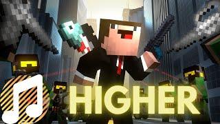 Clean Bandit - Higher (feat. iann dior) (AGENT DERP) | Minecraft Animation