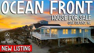 OCEANFRONT House for Sale: 1321 West Beach Drive, Oak Island NC 28465