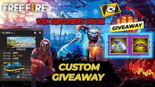 FREE FIRE LIVE GIVEAWAY CUSTOM ROOM | FF LIVE DIAMOND GIVEAWAY |#lokeshgamer #gyangaming #fflive