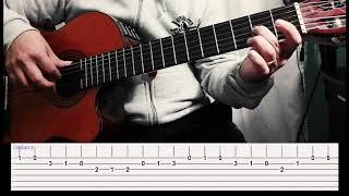 Quiero ser tu sombra (vals) Guitarra 1 tutorial by profe Roberto