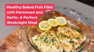 Baked Lemon-Parmesan Fish Fillet: A Zesty Twist on a Classic Dish!         #shortvideo #easy #short