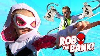 Spider-Man Rob the Bank game for kids! | K-City