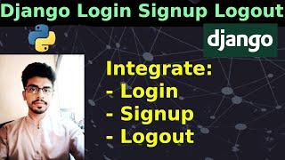 Django Login Signup Logout System Component | Form Validation in Django | UBprogrammer