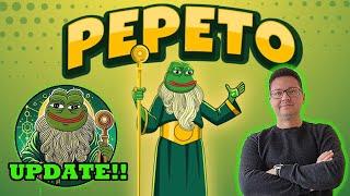 Pepeto Meme Coin Update - Price Prediction with INSANE GAINS POTENTIAL!!