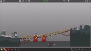 Poly Bridge Desert Winds 2-9 Sloped Drawbridge