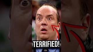 Why Was Paul Heyman So Scared?! #wwe