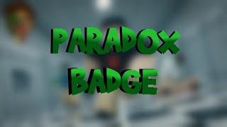 Roblox Field Trip Z - Paradox Badge