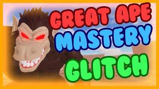 THE GREAT APE MASTERY GLITCH!!! #roblox #dragonsoul