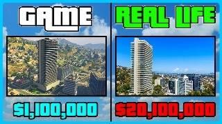 How Much Do GTA 5 Houses Cost In REAL LIFE! (GTA 5 Online)