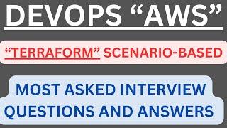 "DevOps AWS, Terraform Scenario-Based", Most Asked Interview Q&A of "Terraform Scenario-Based" !!