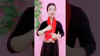How To Tie a Headscarf | Gilr's Necktie | Tie A Trending Scarf #scarffashion #scarfstyle #shorts