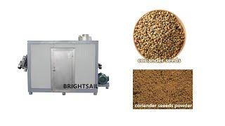 Cryogenic Crusher Coriander Seeds Powder Making Machine Spice Grinding Mill
