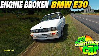 BMW E30 THE ENGINE BROKE ON THE WAY I My Summer Car