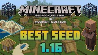 I found the BEST SEED for MINECRAFT 1.16, 1.15, 1.14 [MCPE, Minecraft Bedrock Edition]