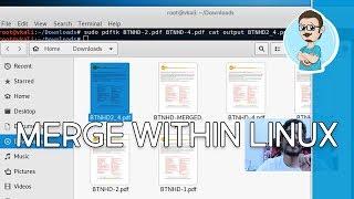 Merge PDFs within Linux!