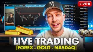 Live Trading Forex, Gold, And Nasdaq (Memorial Day WINS)