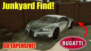 Rebuilding A Junkyard Find! - Bugatti Chiron | Car Mechanic Simulator 18 [4K]