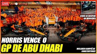 NORRIS VENCE ABU DHABI 2024 MAS LEWIS ROUBA A CENA - GP DE ABU DHABI F1 2024