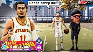 I carried the REAL Trae Young on NBA 2K25…