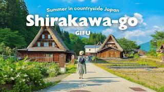 Summer escape to Countryside Japan | Ghibli like village of Shirakawago & Gokayama | Japan VLOG