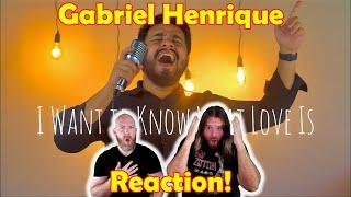 Musicians react to hearing I Want to Know What Love Is - Gabriel Henrique (Cover Mariah Carey)!!!!