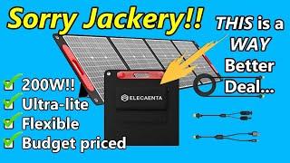 NO HYPE - BEST DEAL on Portable 200W Solar Panel: Elecaenta 200W