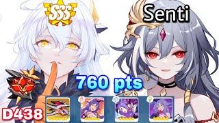 [Honkai Impact 3] Ex-Abyss Red Lotus (D438) - Herrscher of Sentience 760 pts - HV HS(S0) SI Dudu 3*