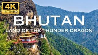 BHUTAN -4K (60FPS) ULTRA HD - Scenic Film With Calming Sounds